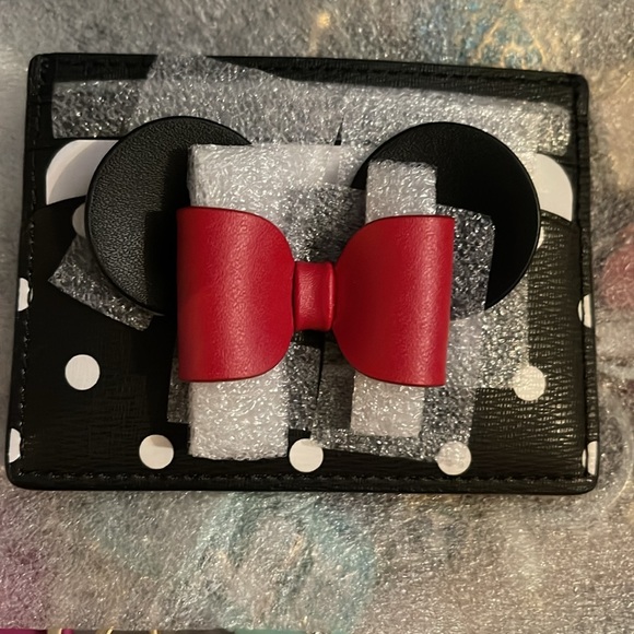 Kate Spade Disney x Minnie Mouse card holder New with Tags - Picture 6 of 7